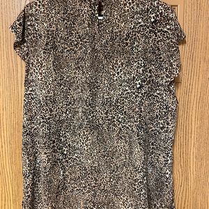 Cute animal print blouse